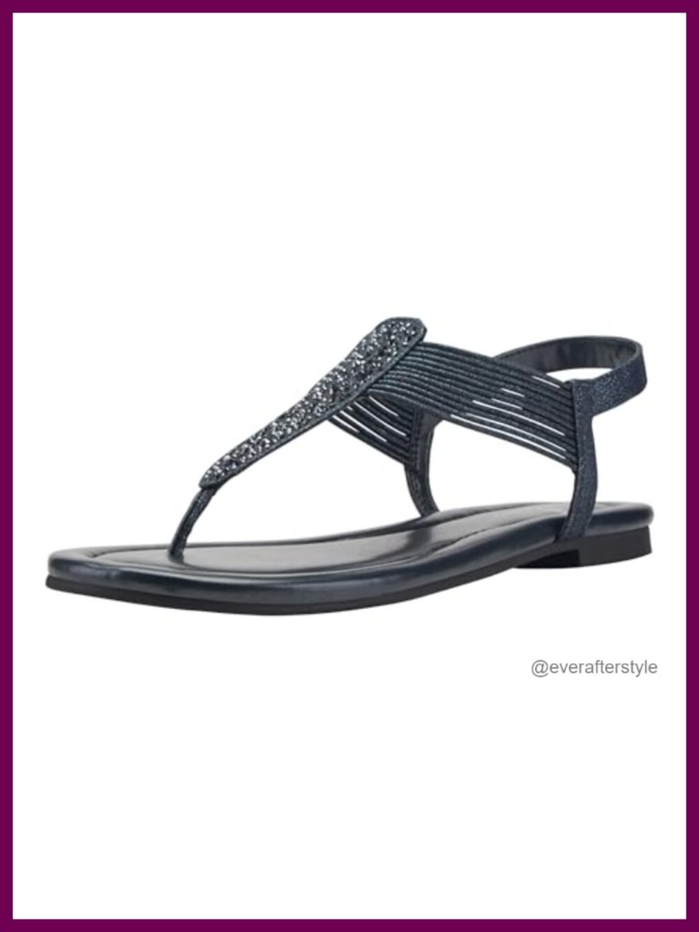 Kayte Sandal Textile Upper Slip-On Casual Flat Sandal